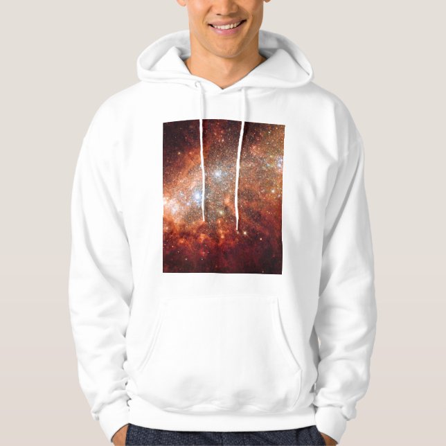 Outer Space Galaxy Stars Universe Cosmic Hoodie (Front)