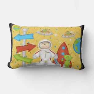 Outer Space Kid's Room Decorative Pillow