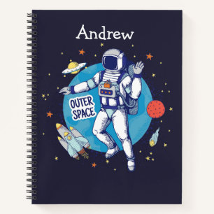Outer Space Kids Sketch Notebook