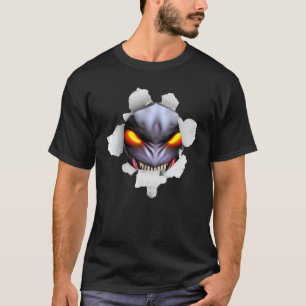 Outer Space Mars Villain Alien Torn Cloth MARS-AIC T-Shirt