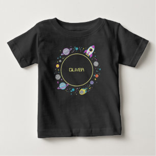 Outer Space Name Orbit Baby T-Shirt