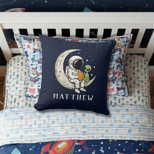Outer Space Navy Blue Kid's Room Cushion