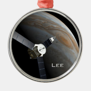 Outer space planet and probe metal tree decoration