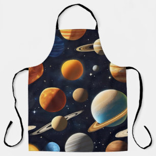Outer Space Planets 2 Apron
