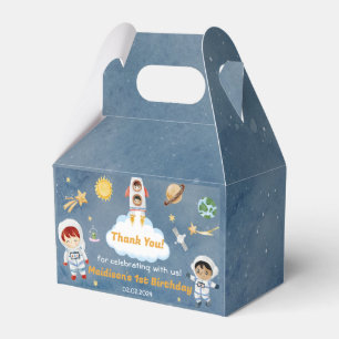 Outer Space Planets & Rocket Ship Birthday Party Favour Box
