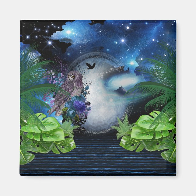 Outer Space Portal  gifts Magnet (Front)