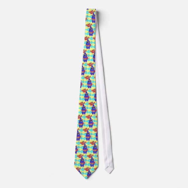 Outer Space Robot Tie (Front)