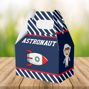 Outer Space Rocket Birthday Party Favour Box