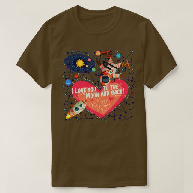 Outer space ROMANCE T-Shirt (Design Front)
