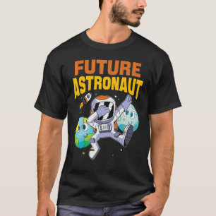 Outer Space Science Rocket Universe Dabbing Future T-Shirt