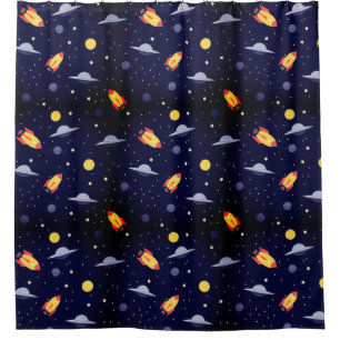 Outer Space Shower Curtain