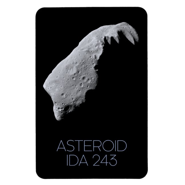 Outer Space, Solar System, Asteroid Belt, IDA 243 Magnet (Vertical)