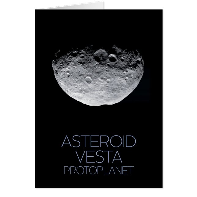 Outer Space, Solar System, Asteroid Belt, Vesta (Front)
