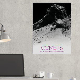 Outer Space, Solar System, Cosmos, Comets, 67P Foil Prints