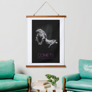 Outer Space, Solar System, Cosmos, Comets, 67P Hanging Tapestry