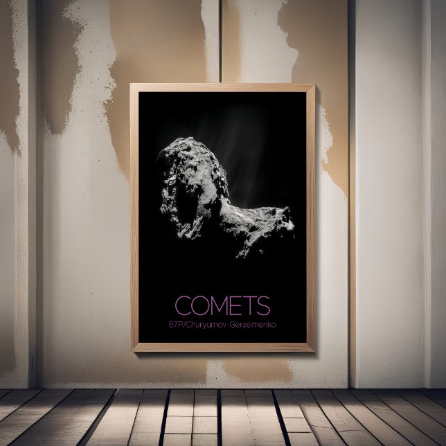 Outer Space, Solar System, Cosmos, Comets, 67P Photo Print (Creator Uploaded)