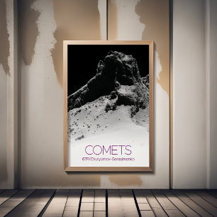 Outer Space, Solar System, Cosmos, Comets, 67P Poster