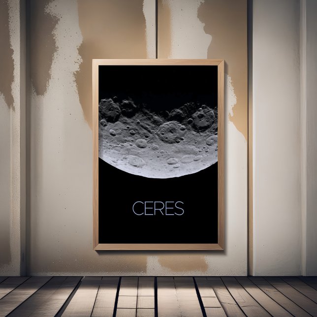 Outer Space, Solar System, Dwarf Planet Ceres Photo Print (Creator Uploaded)