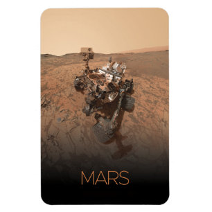 Outer Space, Solar System, Planet Mars, Curiosity Magnet
