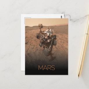 Outer Space, Solar System, Planet Mars, Curiosity Postcard