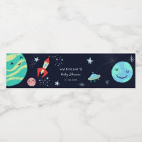 Outer Space Stars Boy Baby Shower