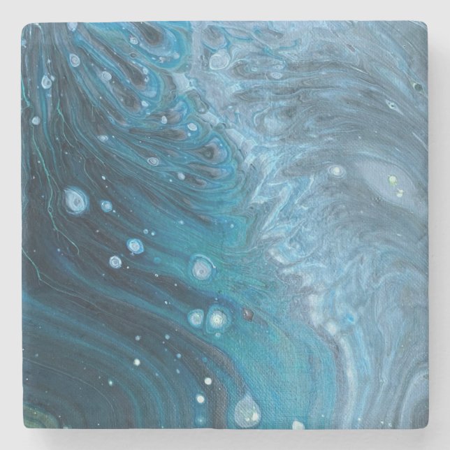 Outer Space Stone Coaster (Front)