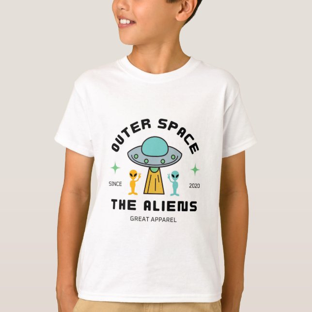 Outer Space: The Aliens T-Shirt (Front)