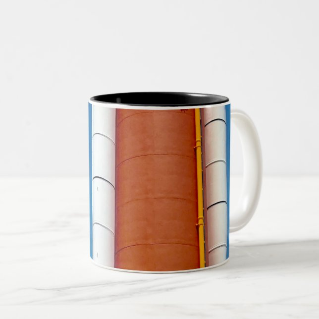 Outer Space Two-Tone Coffee Mug (Front Right)
