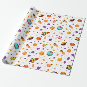 Outer Space  Wrapping Paper