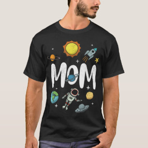 Outer This World Space Mum Mother's Day Party Desi T-Shirt
