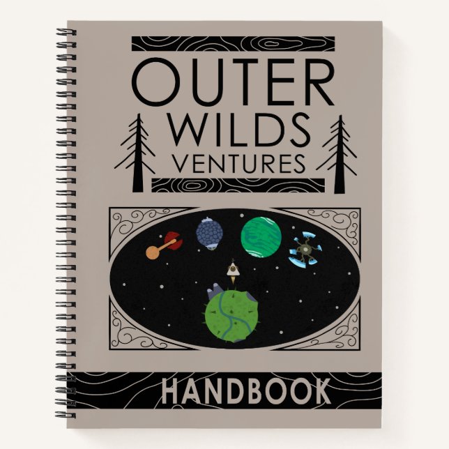 Outer Wilds Ventures Handbook! Notebook (Front)