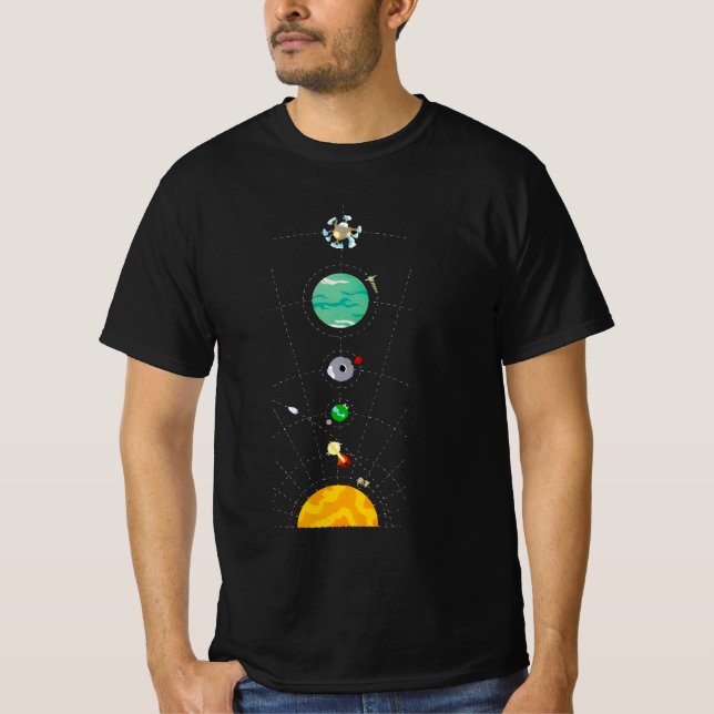 " outer wilds vintage" T-Shirt (Front)