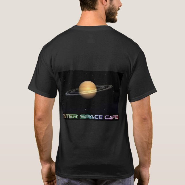 OuterSpaceCafe Saturn T-Shirt (Back)