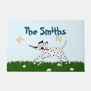Outgoing Dalmatian Dog Lover Doormat