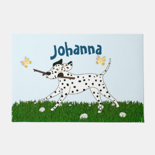 Outgoing Dalmatian Dog Lover Doormat
