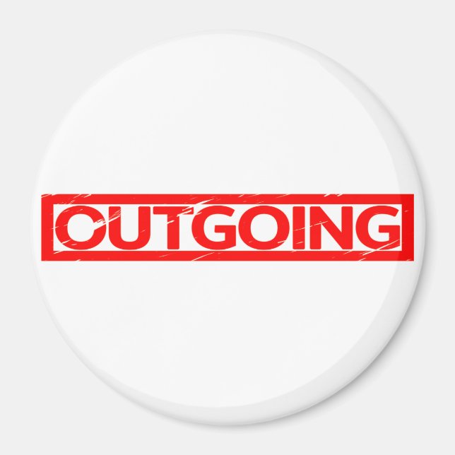 Outgoing Stamp Magnet (Front)