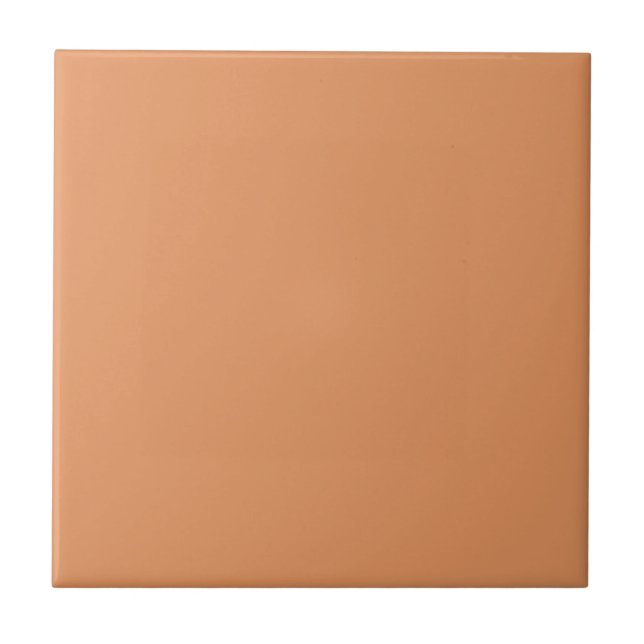Outgoingly Orange Square Kitchen and Bathroom Tile (Front)