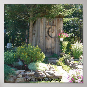 Outhouse in Maine Poster
