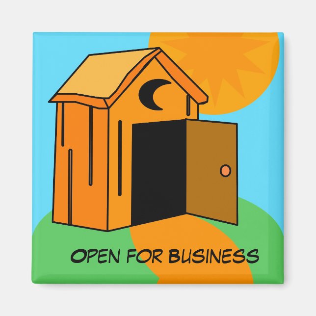 Outhouse Magnet (Front)