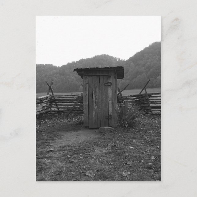 Outhouse Postcard (Front)