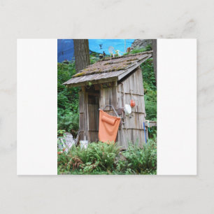 outhouse postcard