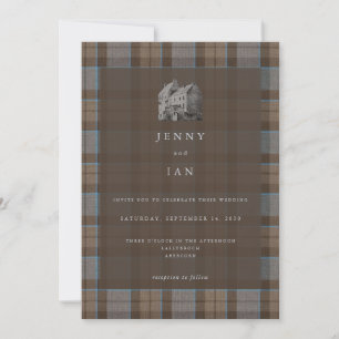 Outlander Lallybroch Tartan Invitation
