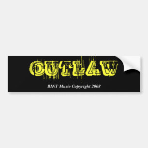 Outlaw-Bumper Sticker 1