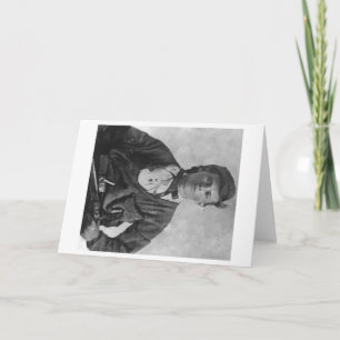 Outlaw Jesse James Portrait Photograph Card