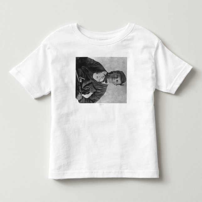 Outlaw Jesse James Portrait Photograph Toddler T-Shirt (Front)