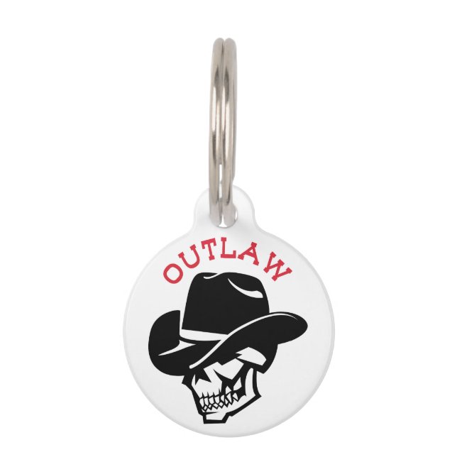 Outlaw Pet Tag (Front)