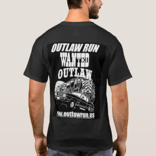 Outlaw Run T-Shirt with design on the back