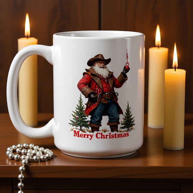Outlaw Santa Christmas Ornament Coffee Mug (Creator Uploaded)
