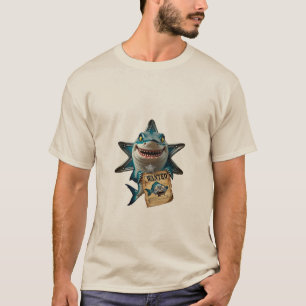 Outlaw Shark Cowboy Tee