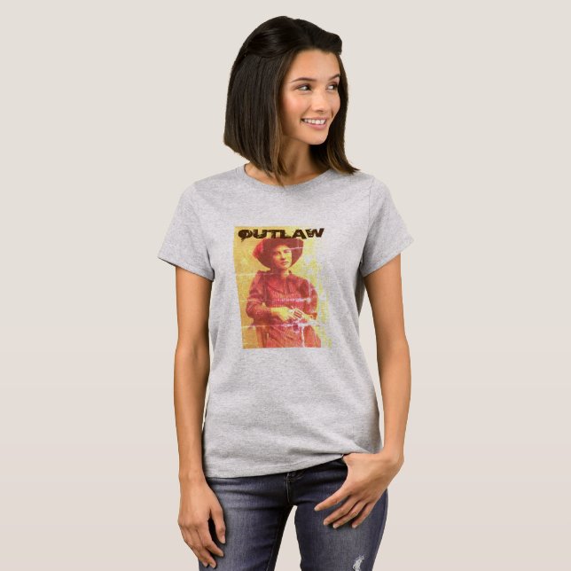 Outlaw Woman Wild west T-shirt (Front Full)